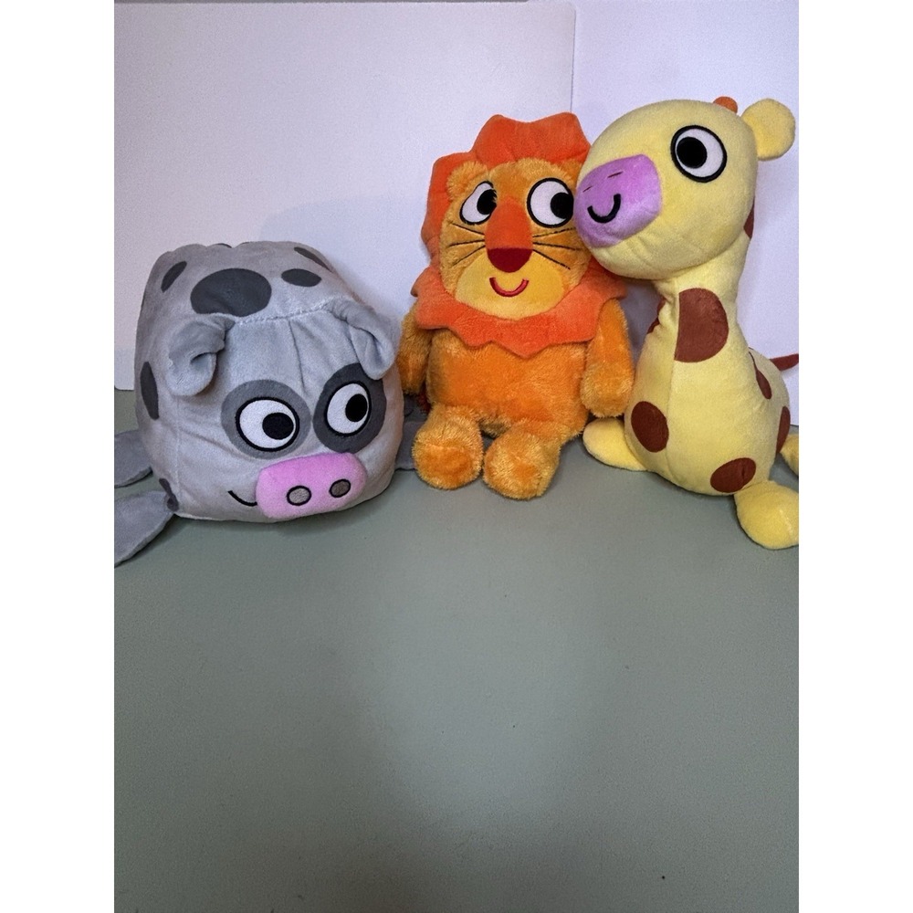 Kohl's Cares Jimmy Fallon Dada Pig, Mama Giraffe & Orange Baby Lion Set of 3